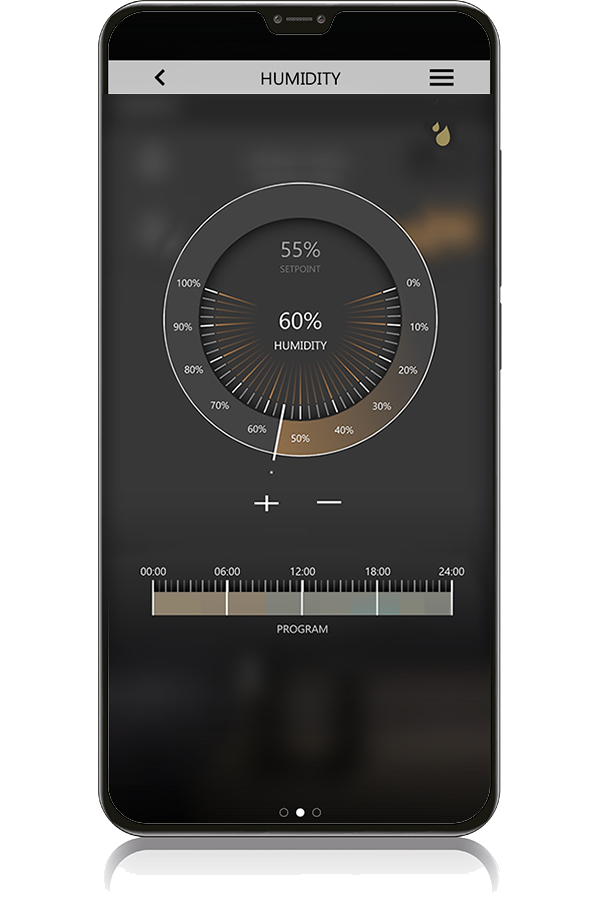 Relative Humidity Control Widget