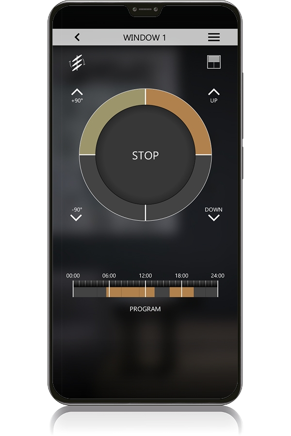 Motorized Up / Down Flaps Widget