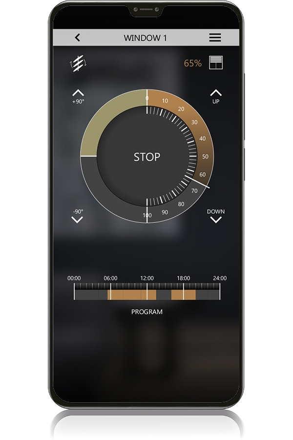 Percentage and Flaps Stop Widget