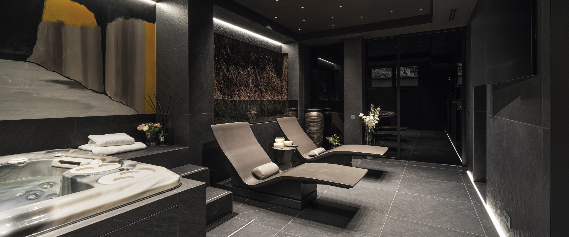 Spa, gyms and wellness areas