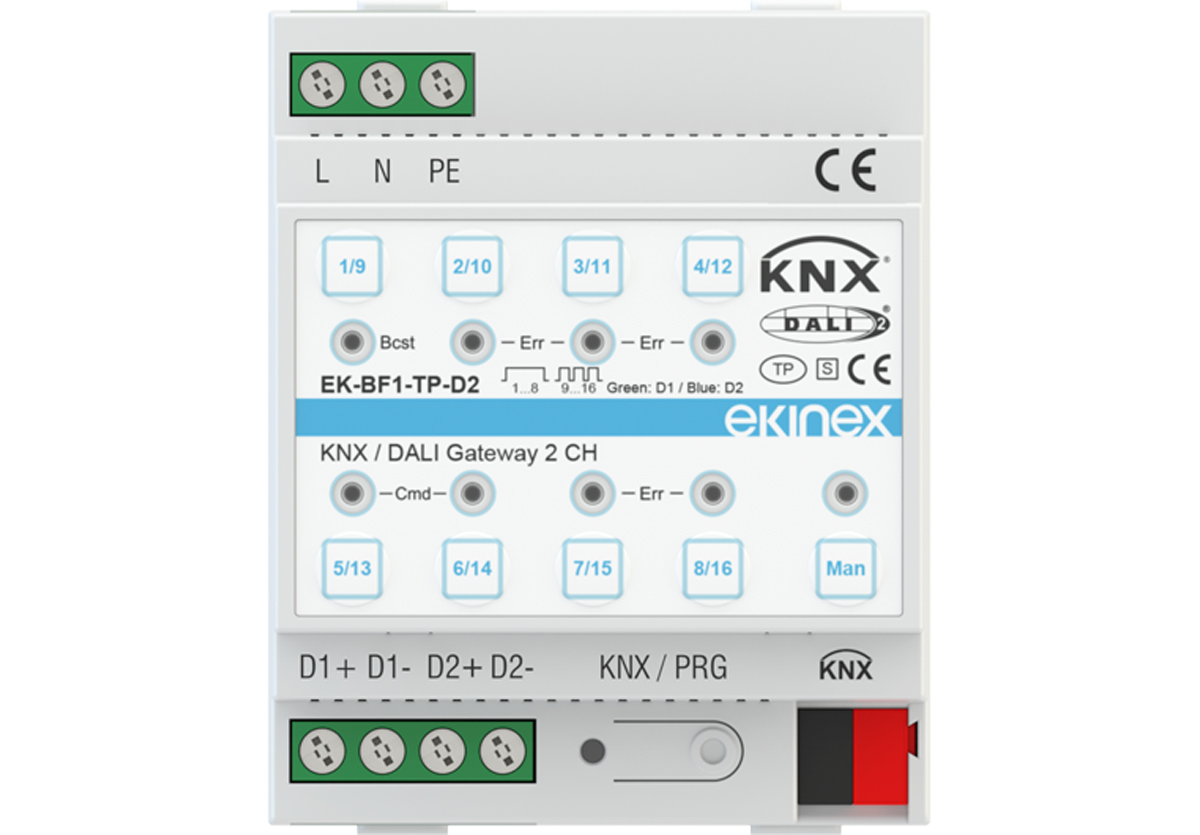 KNX / DALI gateway 2 channels