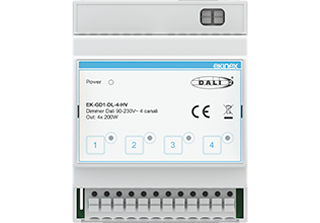 DALI Dimmer 230V~ 4-channels