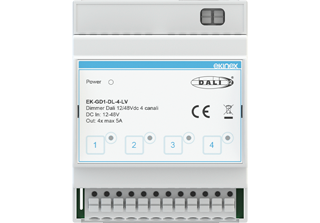 DALI Dimmer 12/48 Vdc 4-channels
