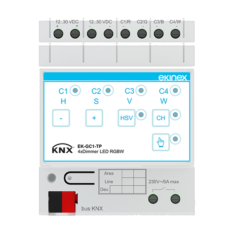 4 fold RGBW Led dimmer