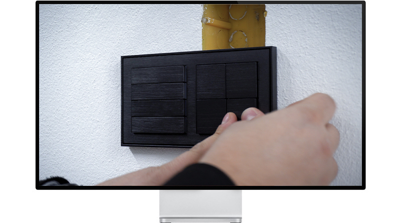 71 Form Serie Installation - Pushbutton with thermostat for 2-fold plate