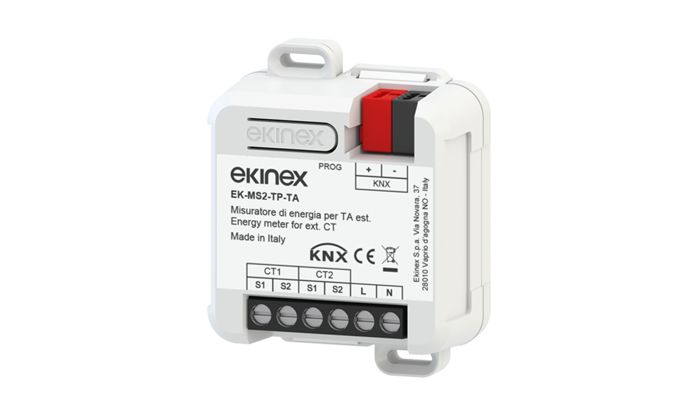 KNX single-phase secondary electricity meter