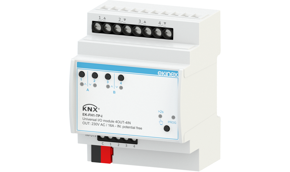 Üniversal I/O Modülü 4 Çıkış 4 Giriş KNX ÆVO Serisi
