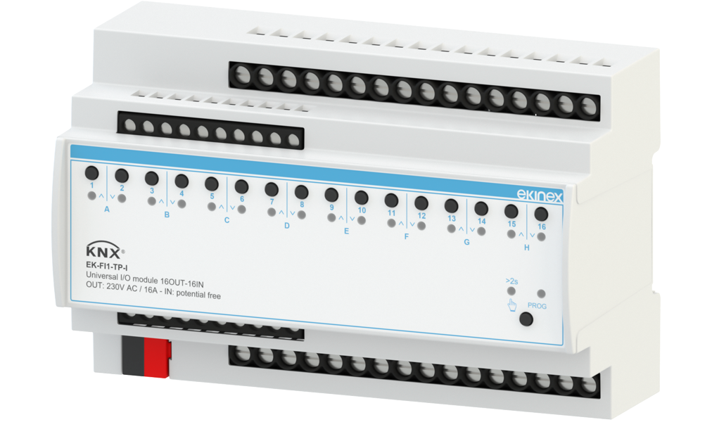 Üniversal I/O Modülü 16 Çıkış 16 Giriş KNX ÆVO Serisi