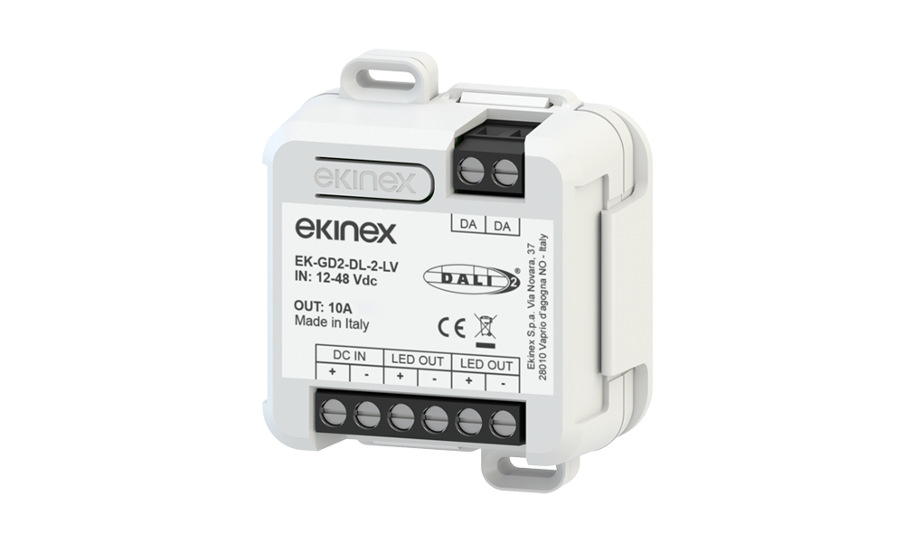 DALI Dimmer 12/48 Vdc 2 Kanal
