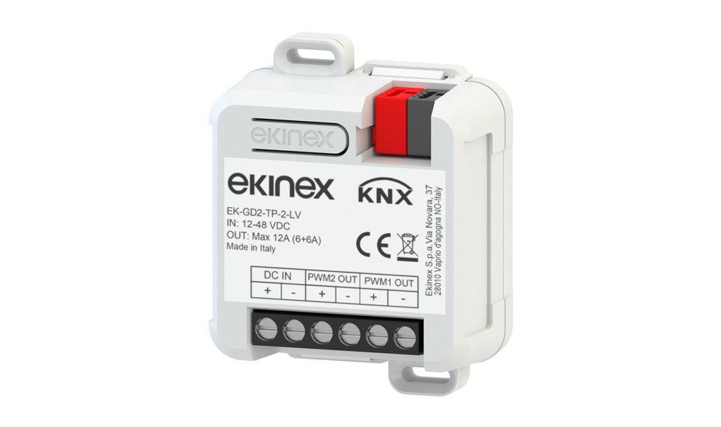 KNX Dimmer 12/24/48 Vdc 2 Kanal - Tunable White