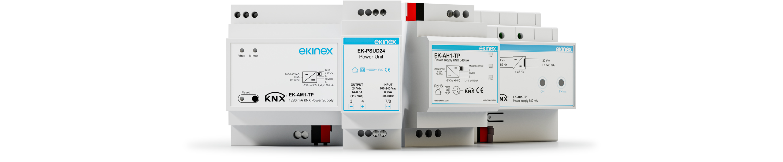 Ekinex KNX Güç Kaynakları Ürün Ailesi