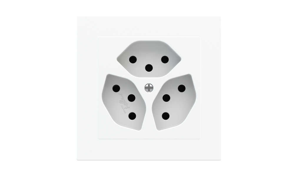 Square DEEP Technopolymer Face Plate - Compatible with Standard CH Sockets