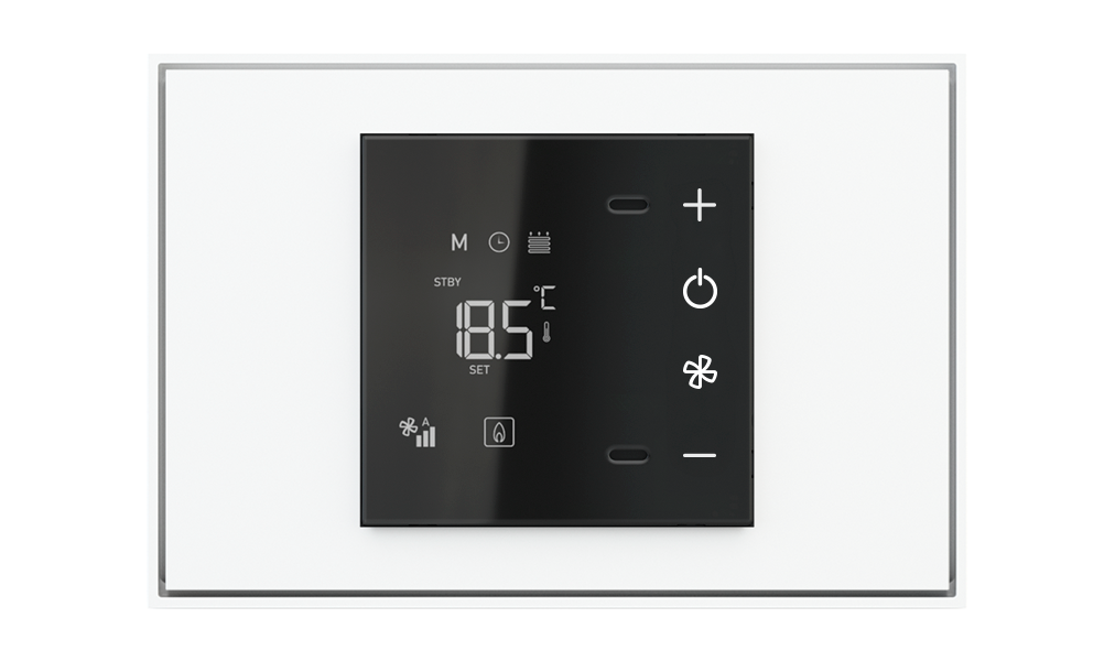 CLIMA EASY Room Thermostat for Rectangular Flush-Mounted Box