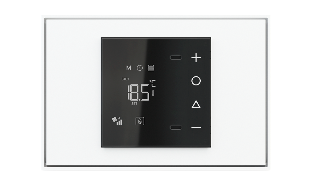 CLIMA CLASSIC Room Thermostat for Rectangular Flush-Mounted Box