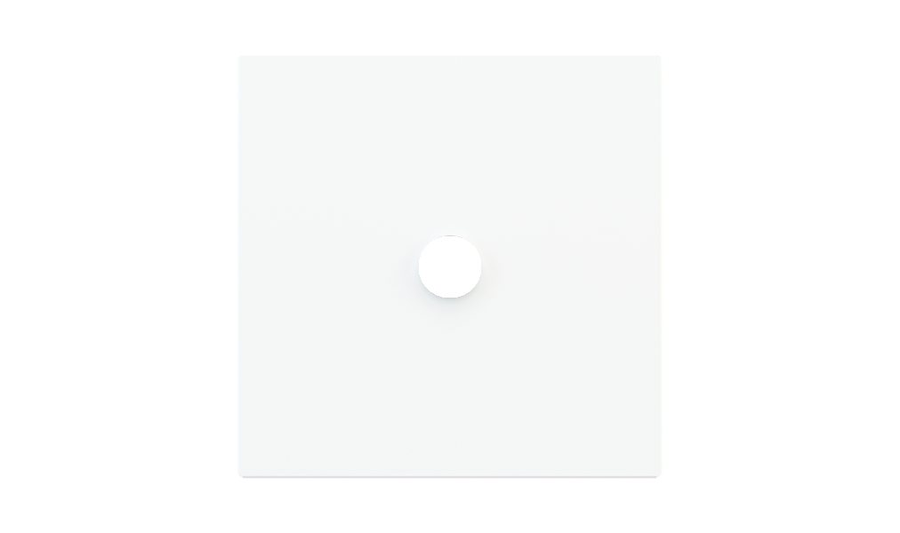 Magnetic square plate Proxima (1 key push-button)