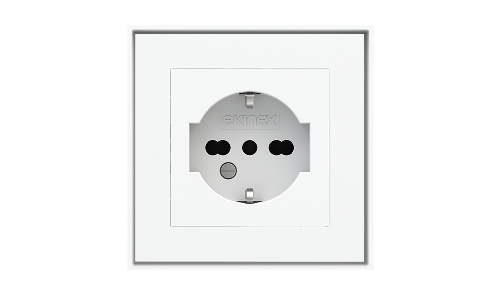 Square Socket Point (55x55 mm Module) - IT