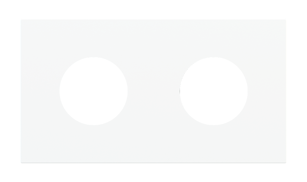 Magnetic rectangular 2-fold plate Proxima (DE-FR-IL socket)