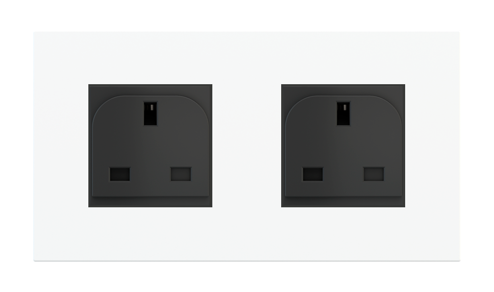 2'li Plaka İçin Elektrik Prizi - UK, UN