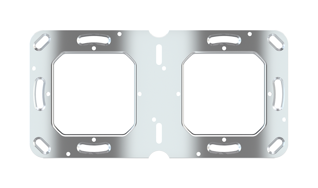 2-place mounting support for 20venti and 71 series devices