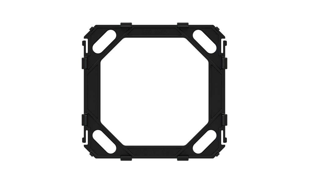Adapter frame for installing Form configurations with Feller sockets