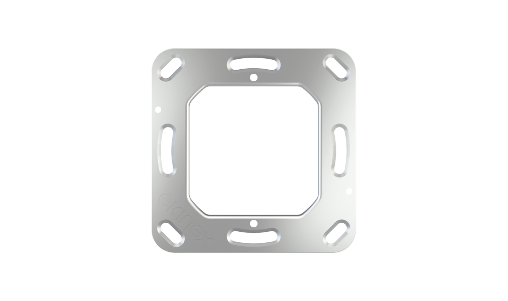 Square mounting support for 20venti, FF and 71 series devices