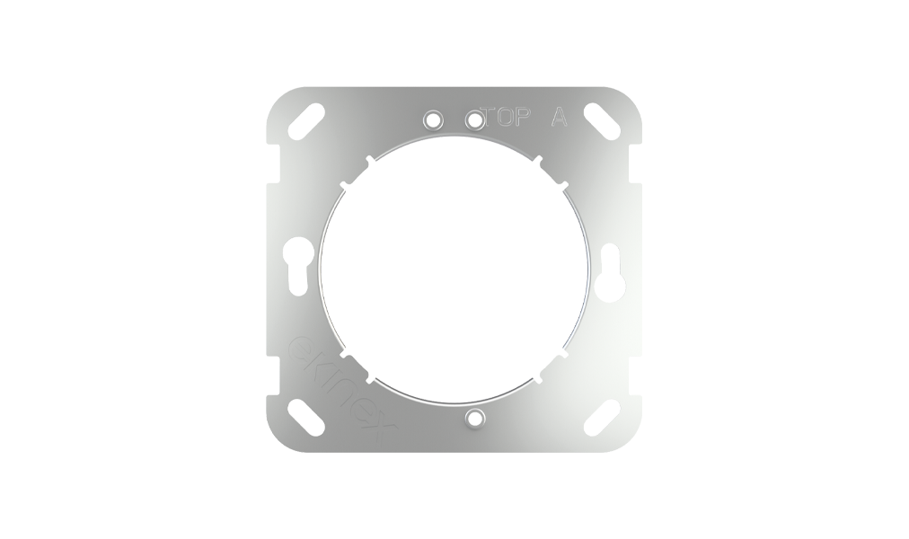 Square mounting support for thermostats and Touch&See FF series