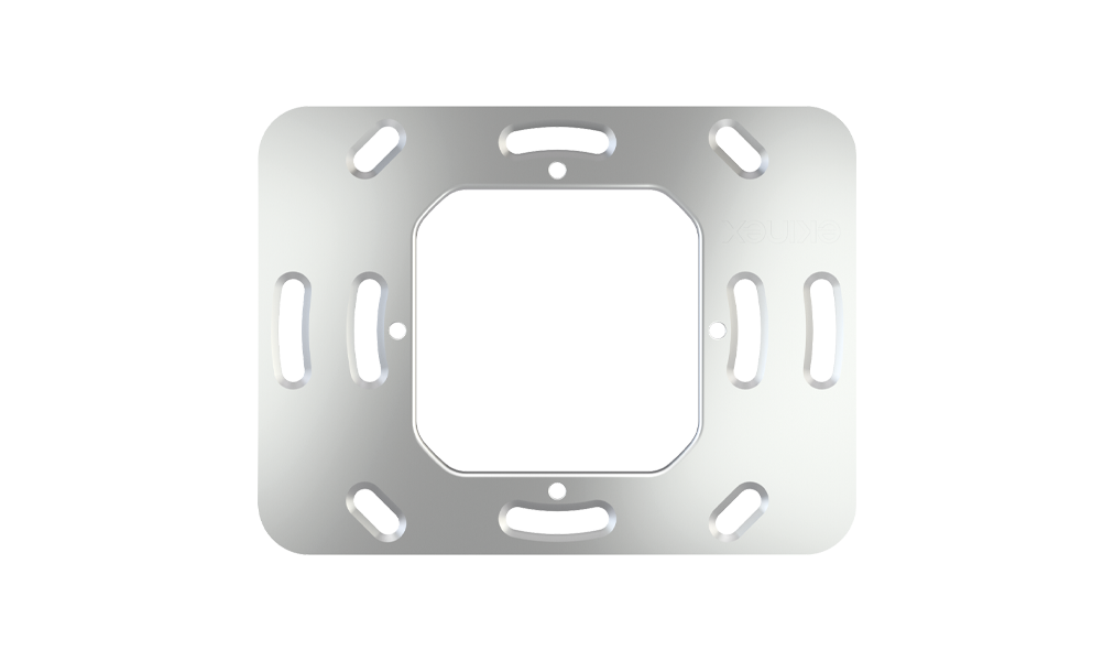 Rectangular mounting support for 20venti, FF and 71 series devices