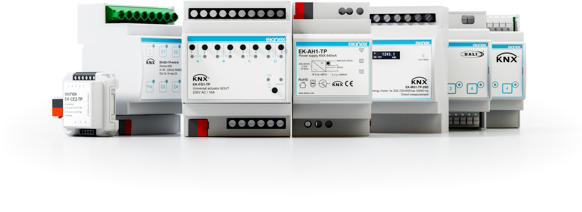 Ekinex KNX Pano Montajlı Ürün Ailesi