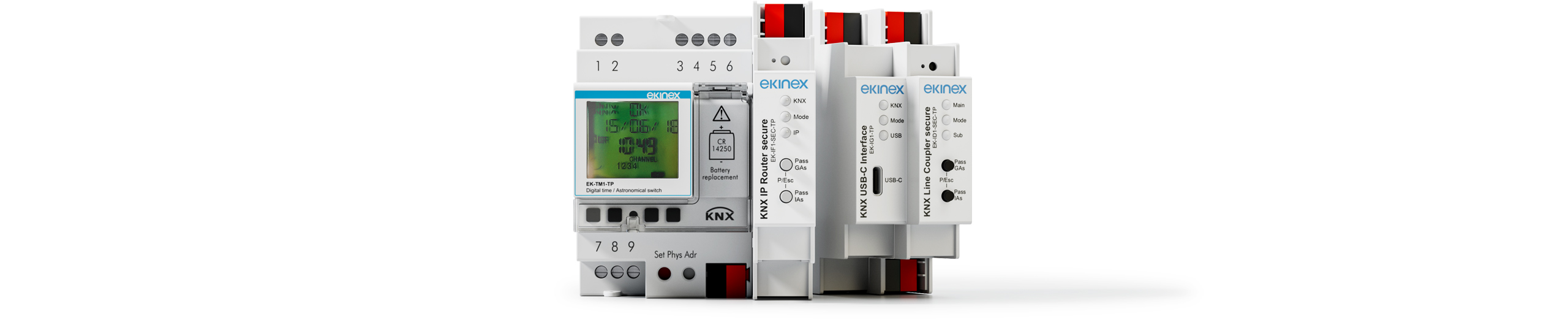Ekinex KNX System Devices Product Family